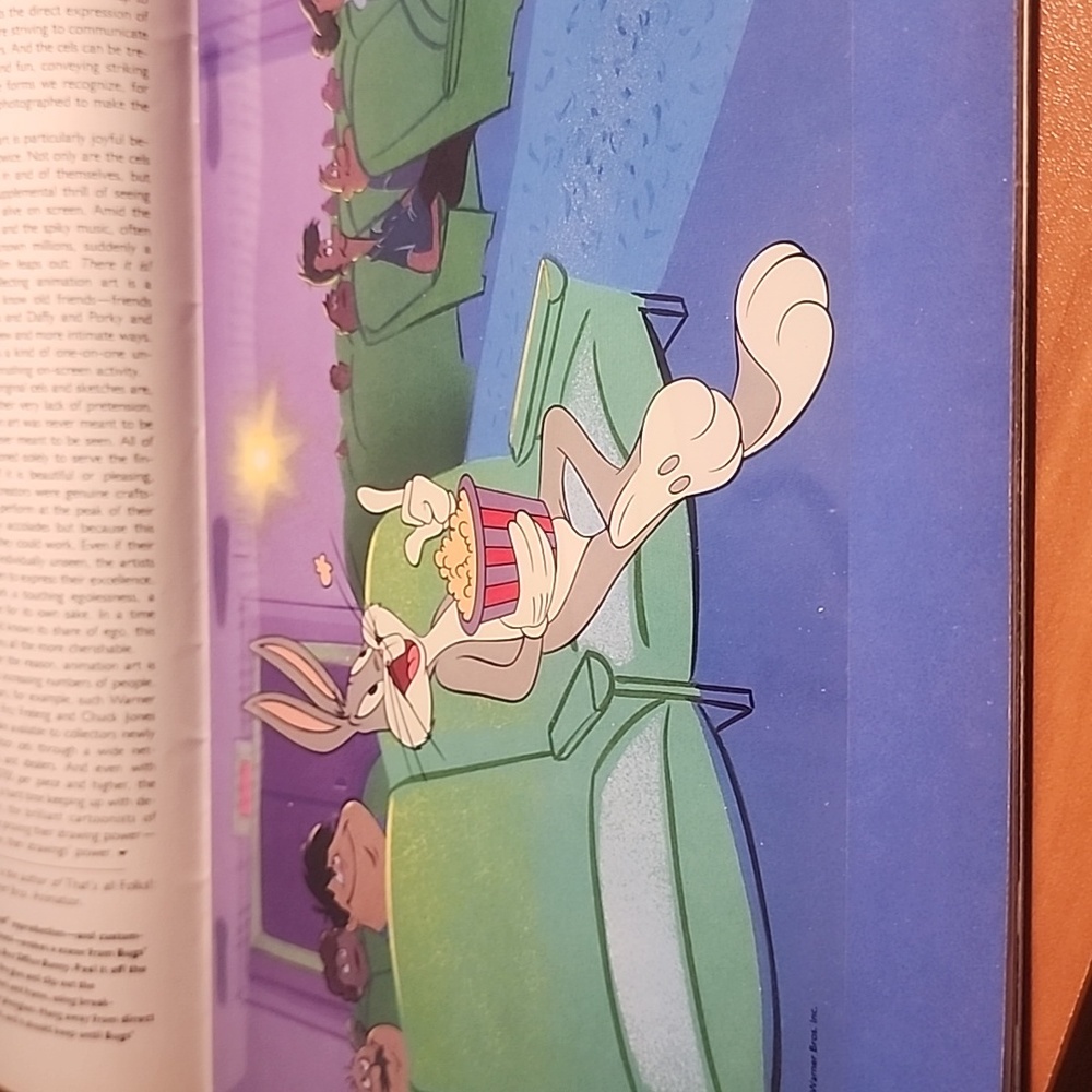 Bugs Bunny 50th Birthday Collector Magazine 1990 w/ Bonus Animation Cell - Picture 13 of 13